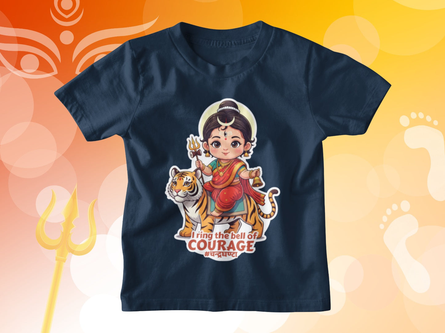 Devi Chandraghanta – Kids Navratri T-shirt