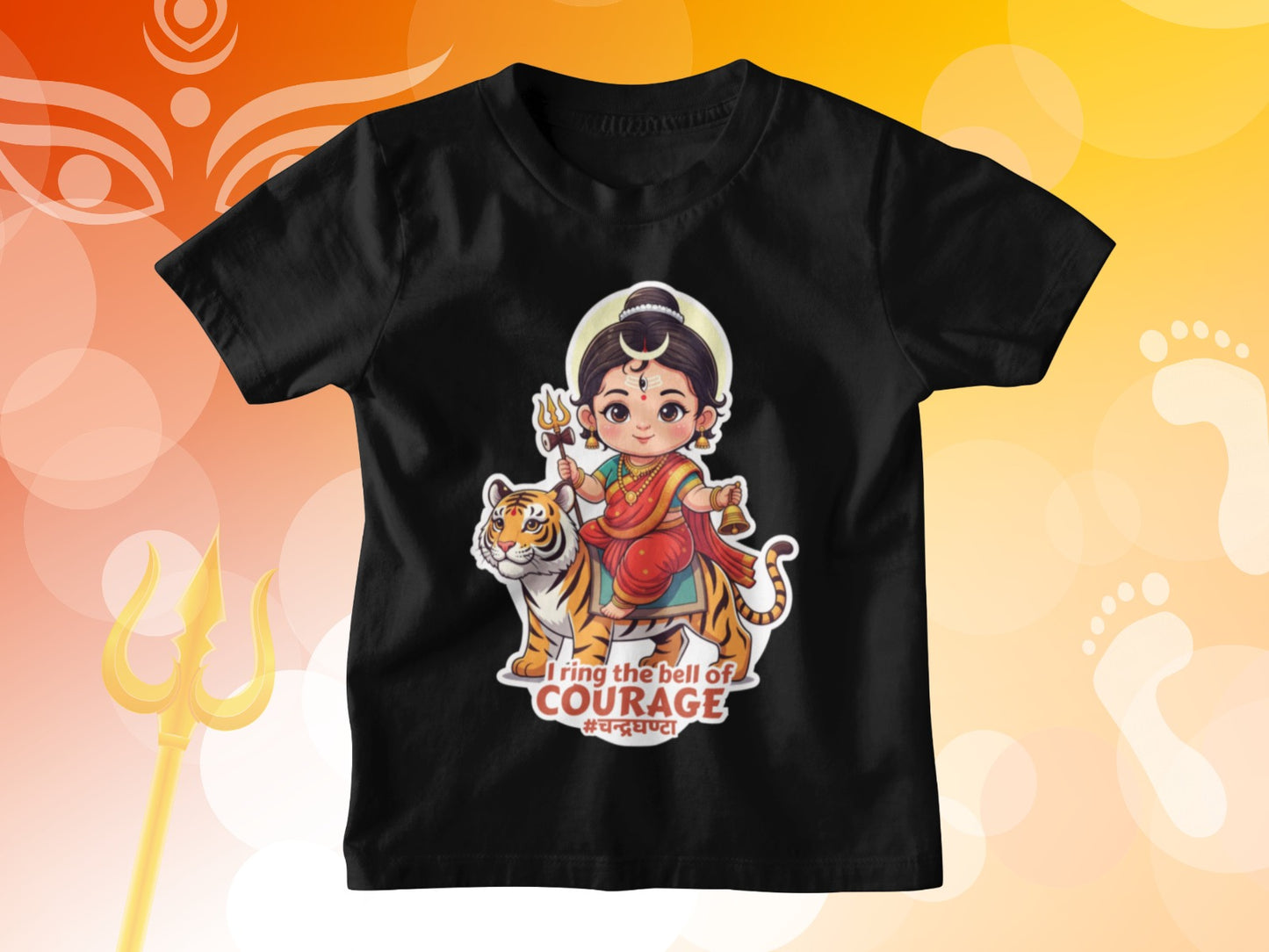 Devi Chandraghanta – Kids Navratri T-shirt