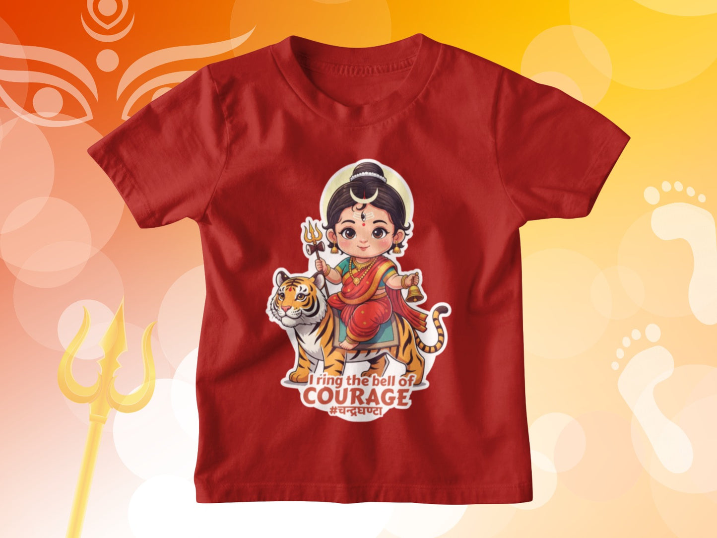 Devi Chandraghanta – Kids Navratri T-shirt