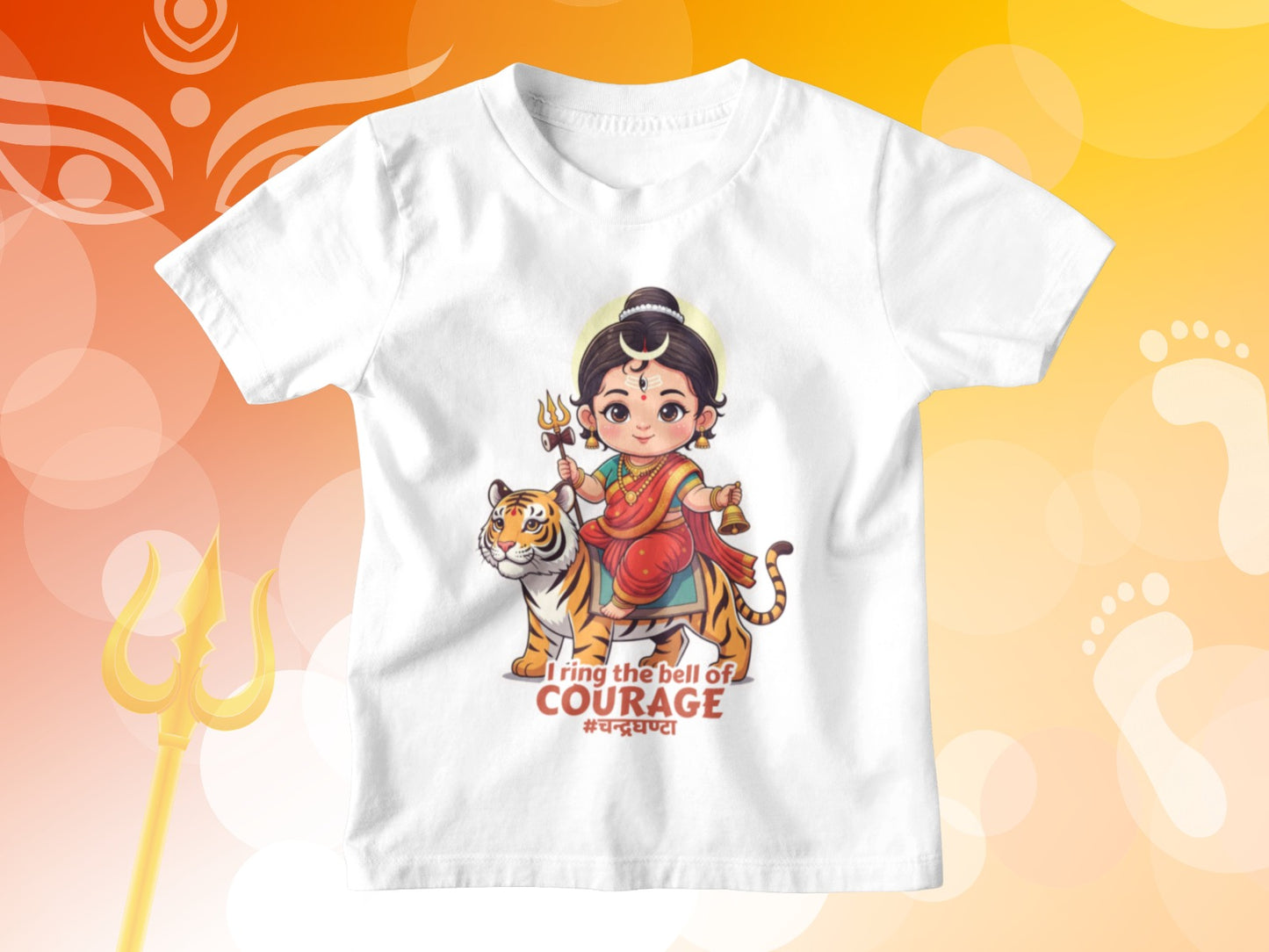 Devi Chandraghanta – Kids Navratri T-shirt