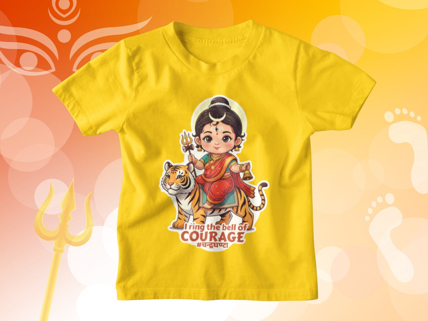 Devi Chandraghanta – Kids Navratri T-shirt