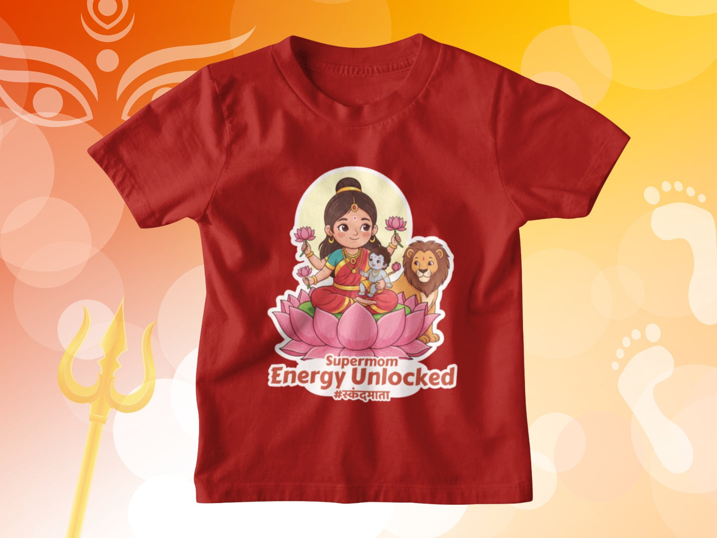 Devi Skandamata – Kids Navratri T-shirt