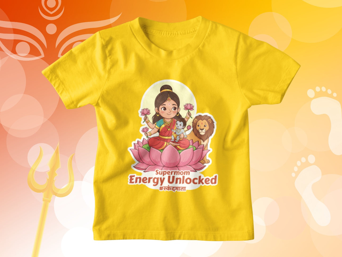 Devi Skandamata – Kids Navratri T-shirt