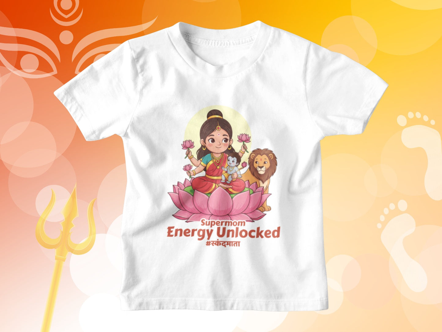 Devi Skandamata – Kids Navratri T-shirt