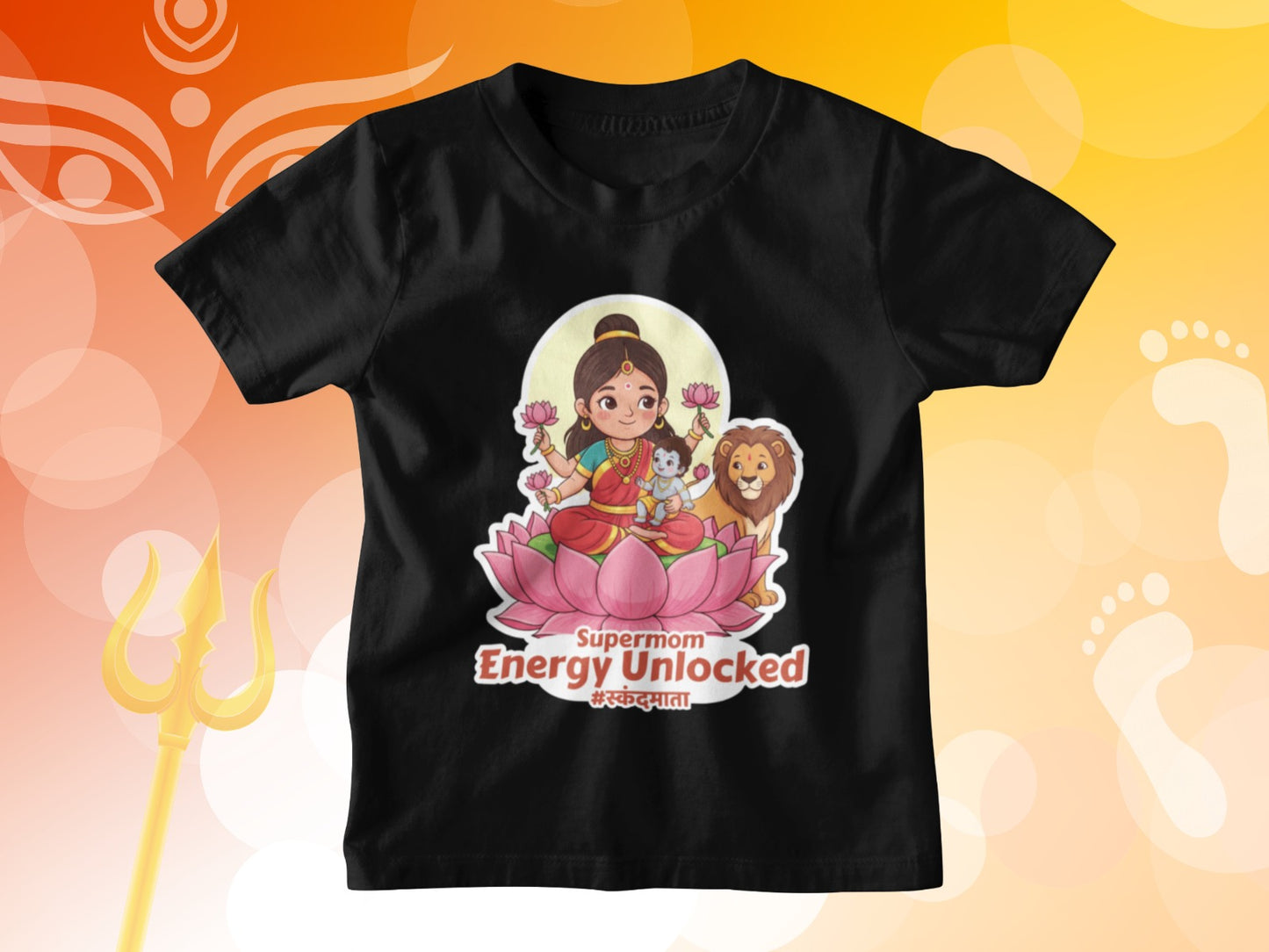 Devi Skandamata – Kids Navratri T-shirt