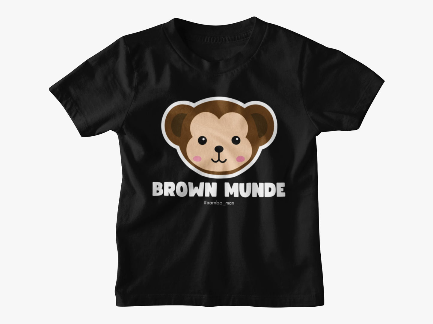 Brown Munde - Monkey Kids T-Shirt