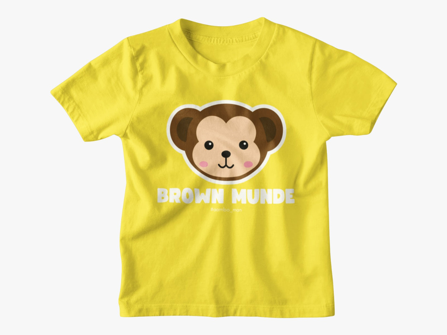Brown Munde - Monkey Kids T-Shirt