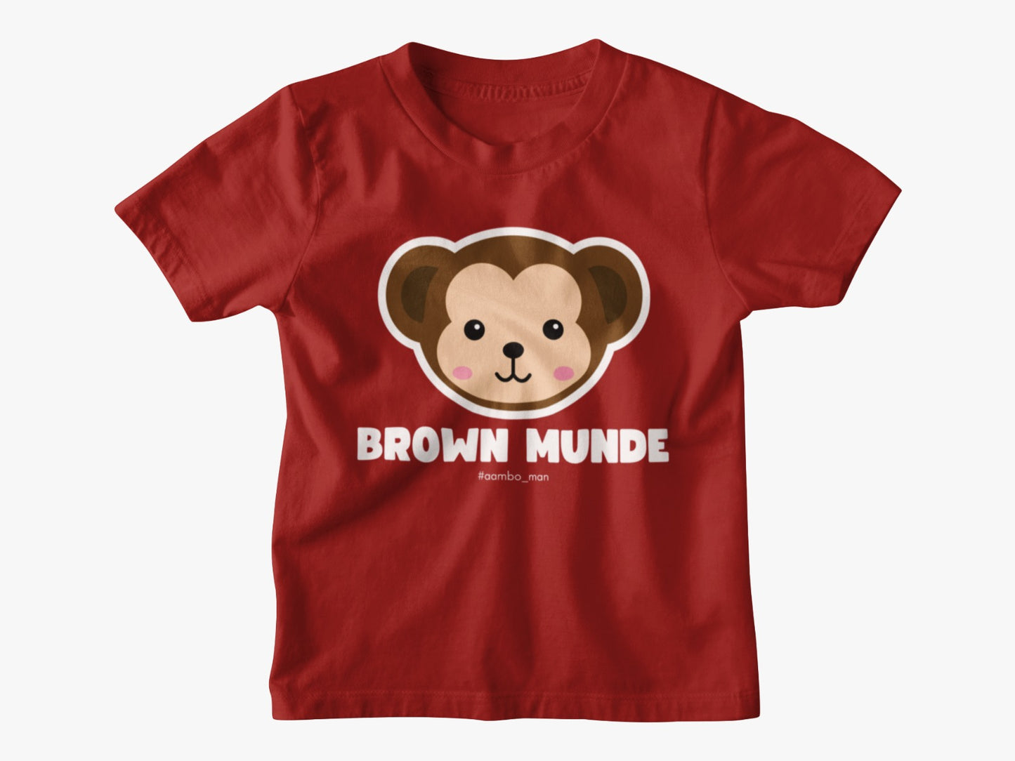 Brown Munde - Monkey Kids T-Shirt