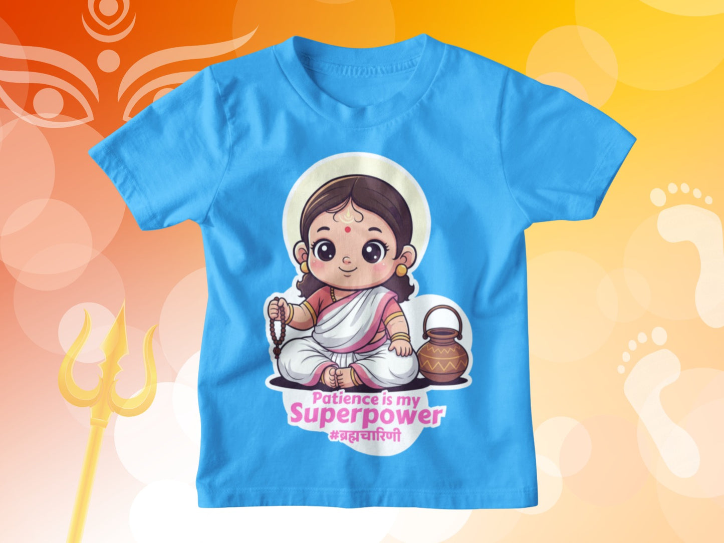 Devi Brahmacharini – Kids Navratri T-shirt
