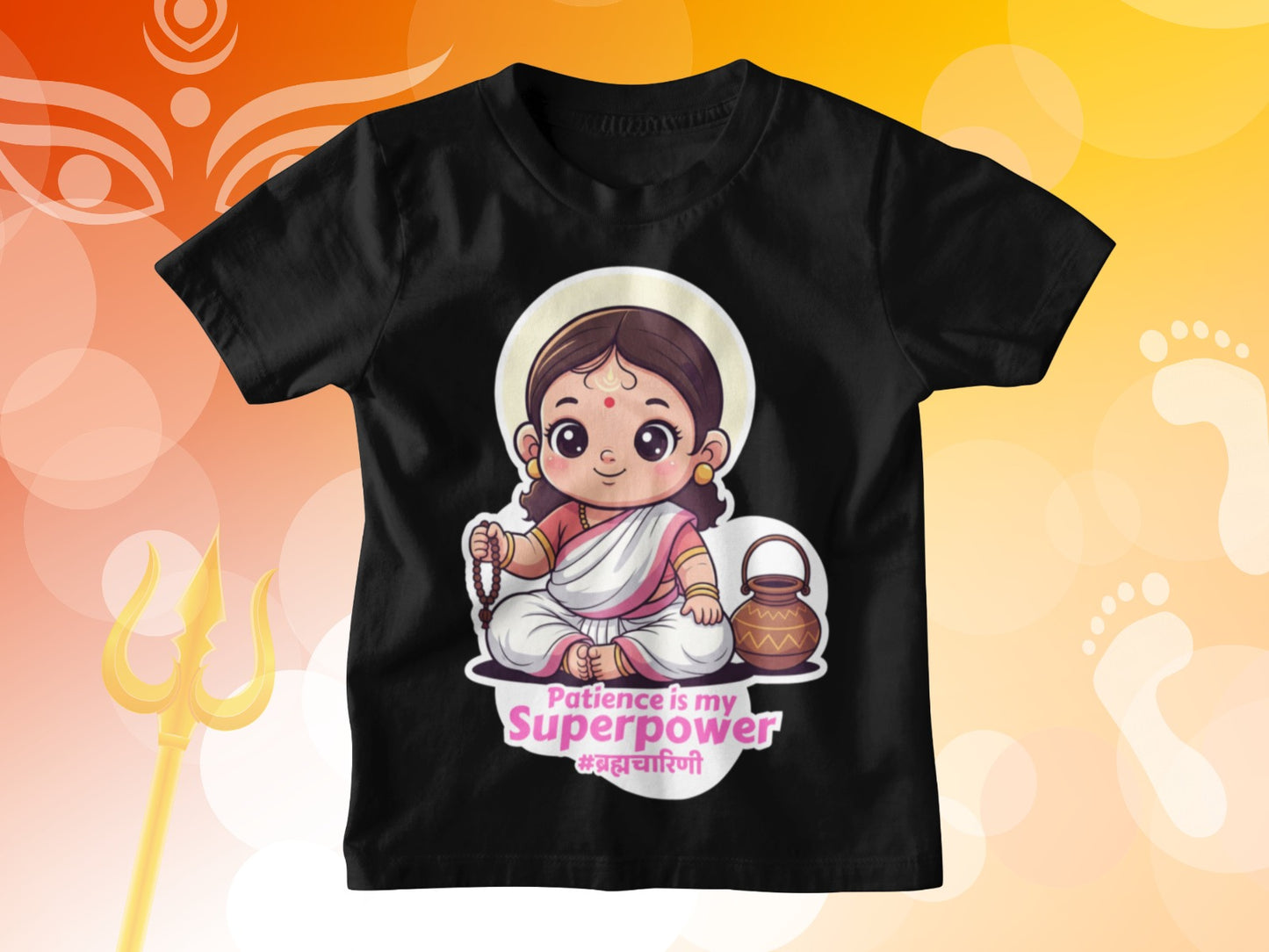 Devi Brahmacharini – Kids Navratri T-shirt