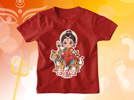 Devi Chandraghanta – Kids Navratri T-shirt