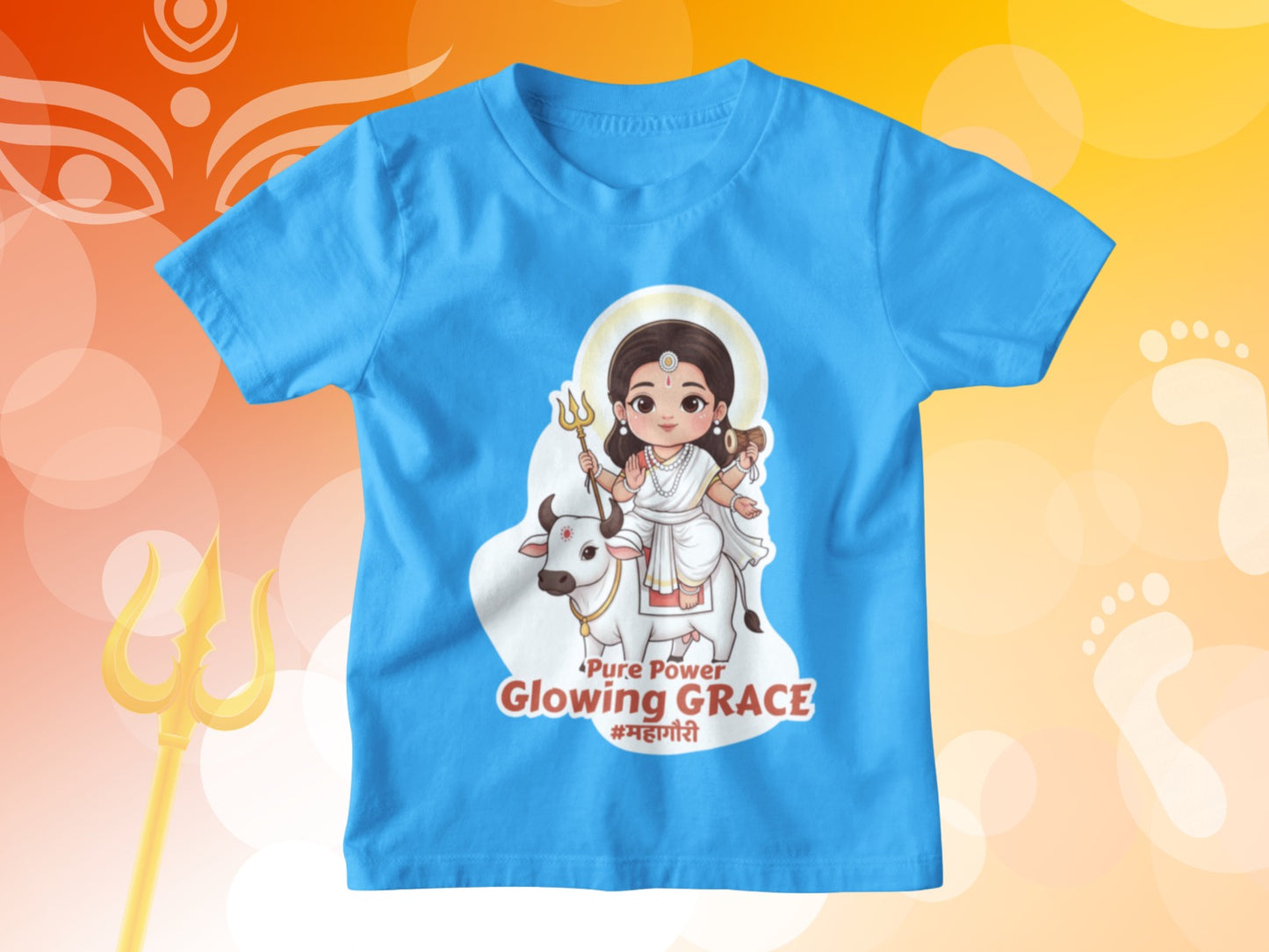 Devi Mahagauri – Kids Navratri T-shirt
