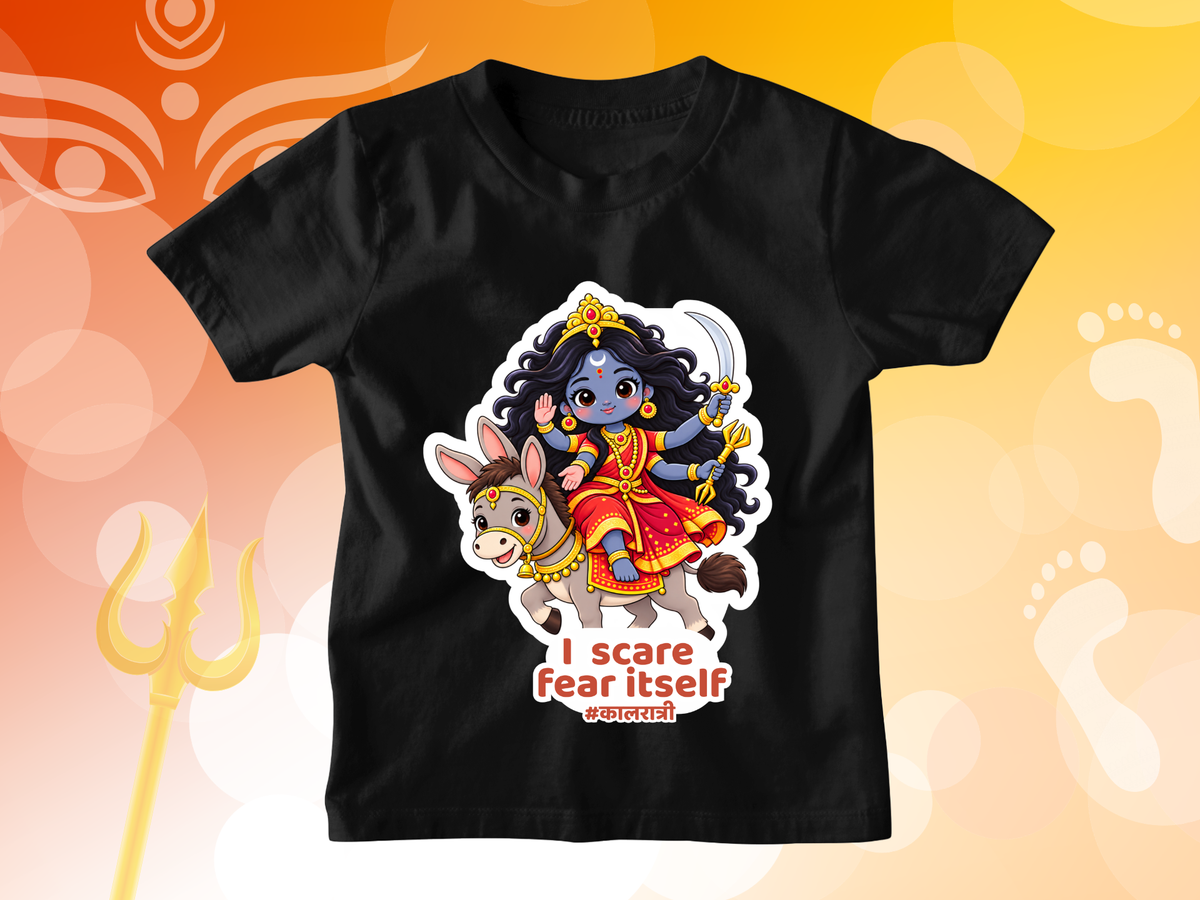Devi Kalaratri – Kids Navratri T-shirt