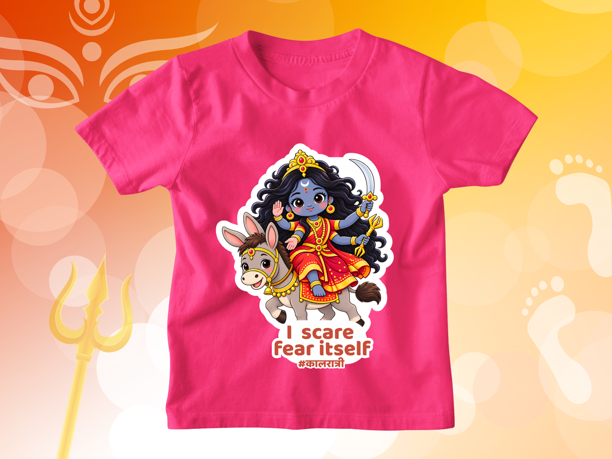 Devi Kalaratri – Kids Navratri T-shirt