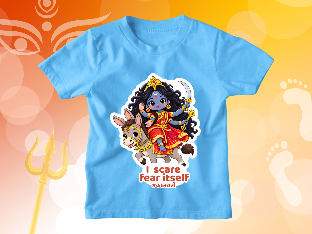 Devi Kalaratri – Kids Navratri T-shirt