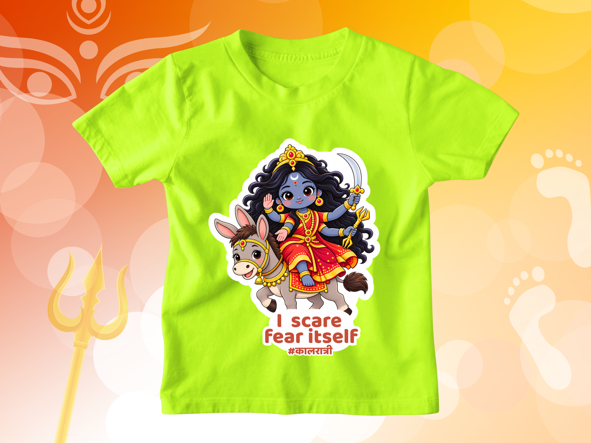 Devi Kalaratri – Kids Navratri T-shirt