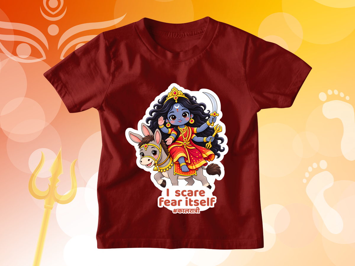 Devi Kalaratri – Kids Navratri T-shirt
