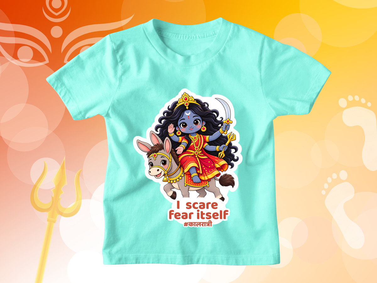 Devi Kalaratri – Kids Navratri T-shirt