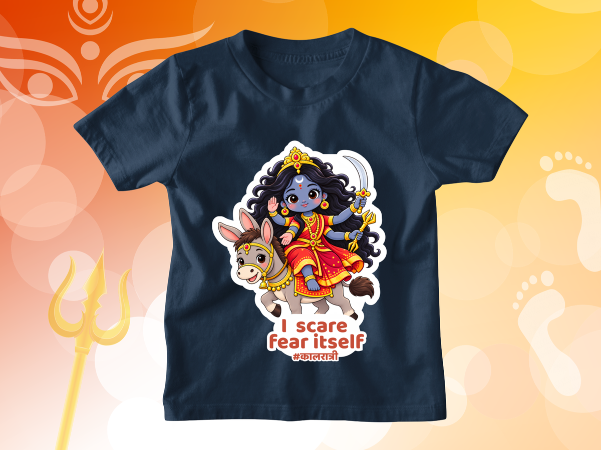 Devi Kalaratri – Kids Navratri T-shirt