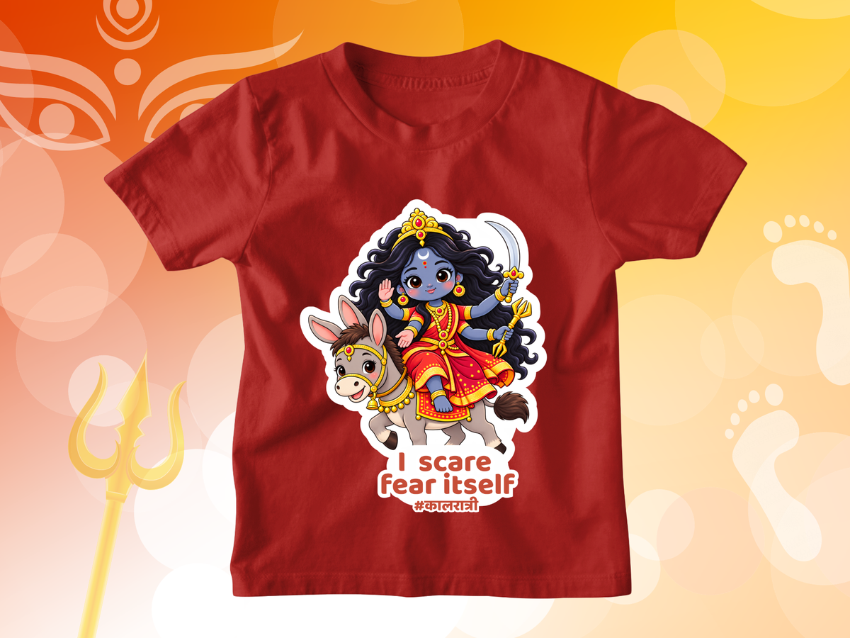Devi Kalaratri – Kids Navratri T-shirt