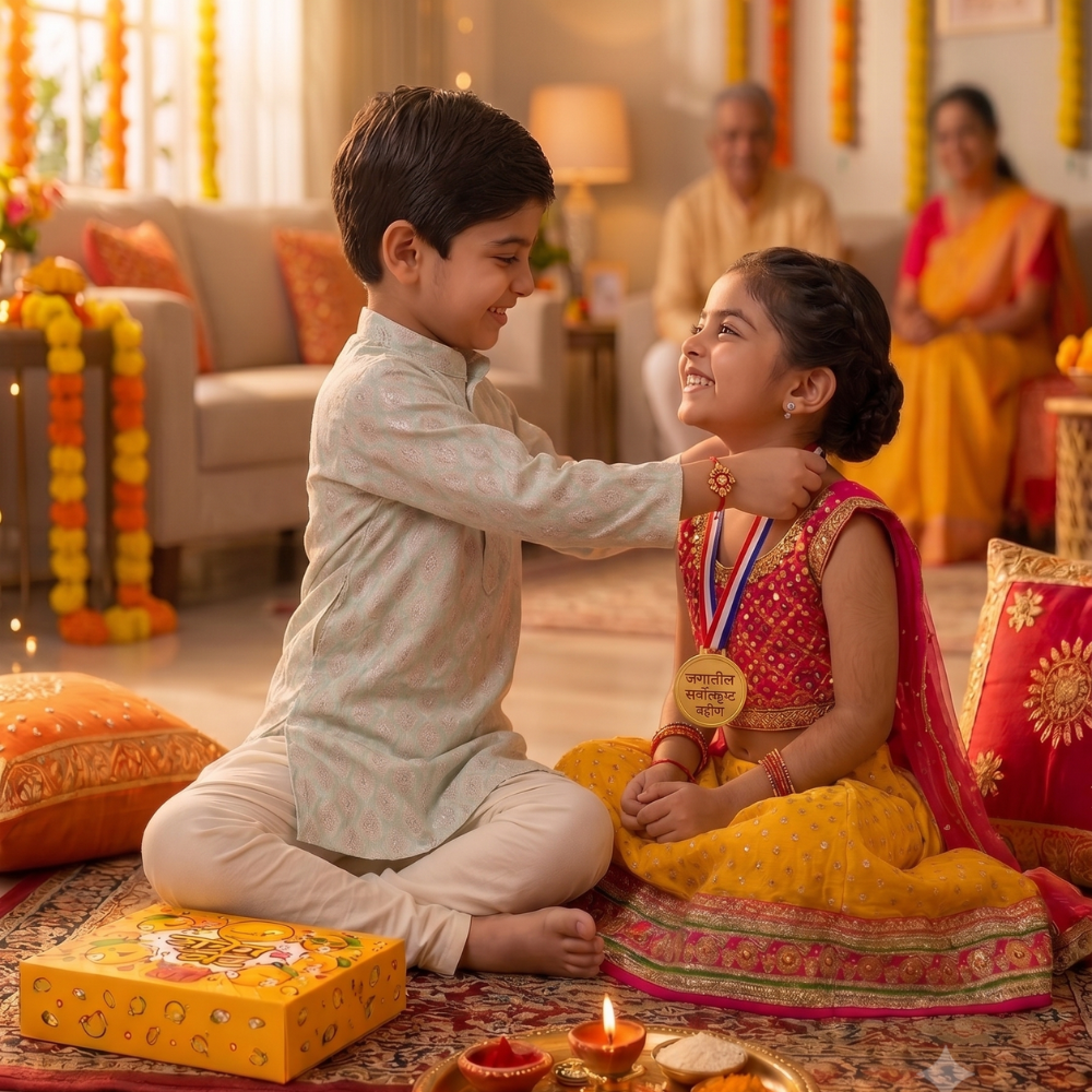 Kids Rakshabandhan Hamper for - Sister - Saprem Bhet