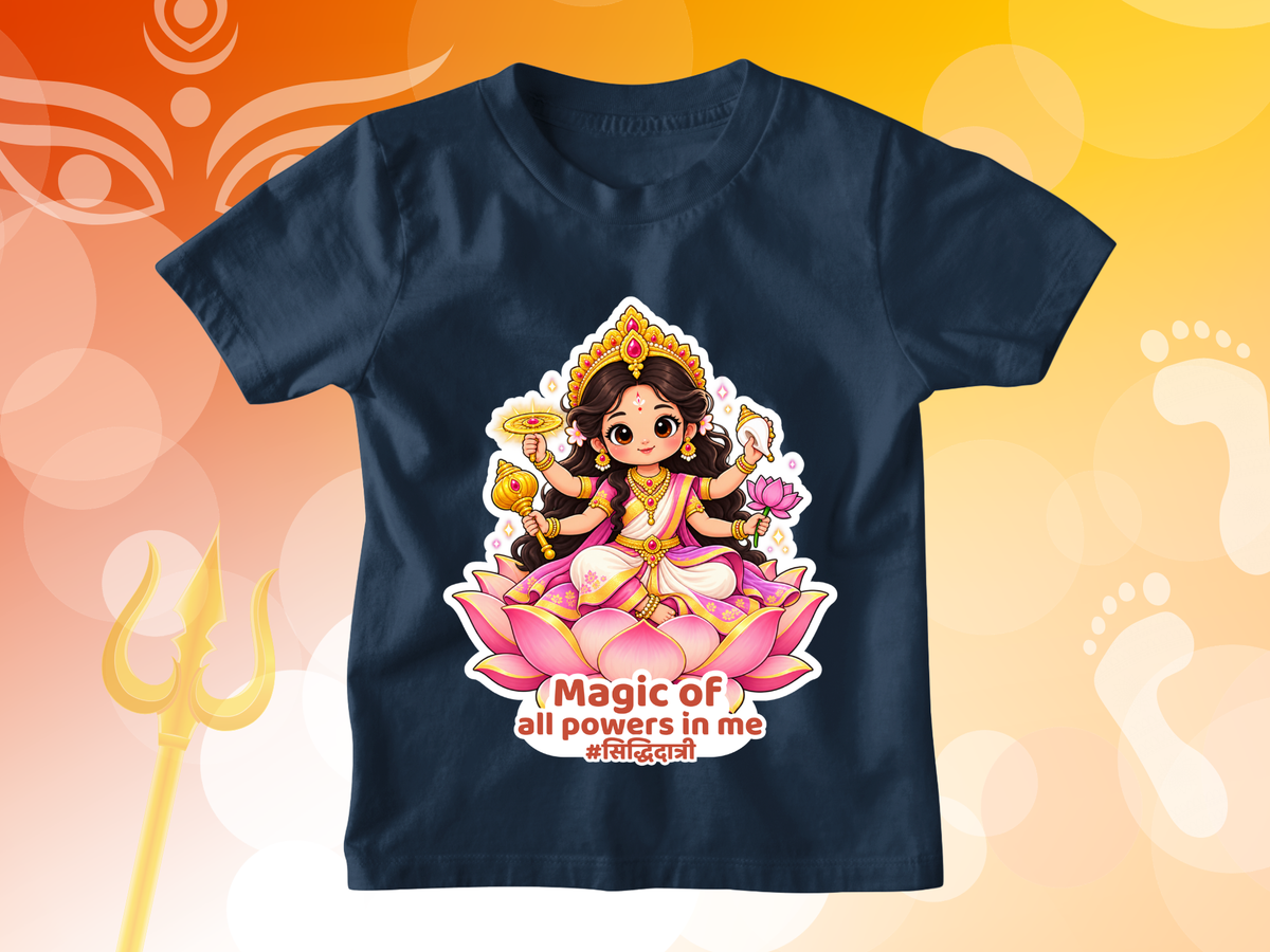 Devi Siddhidatri – Kids Navratri T-shirt