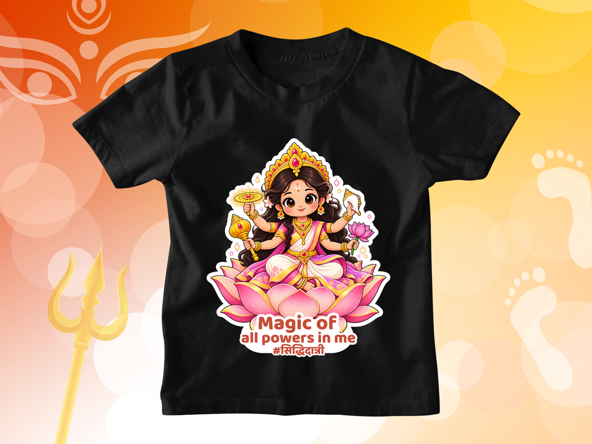 Devi Siddhidatri – Kids Navratri T-shirt