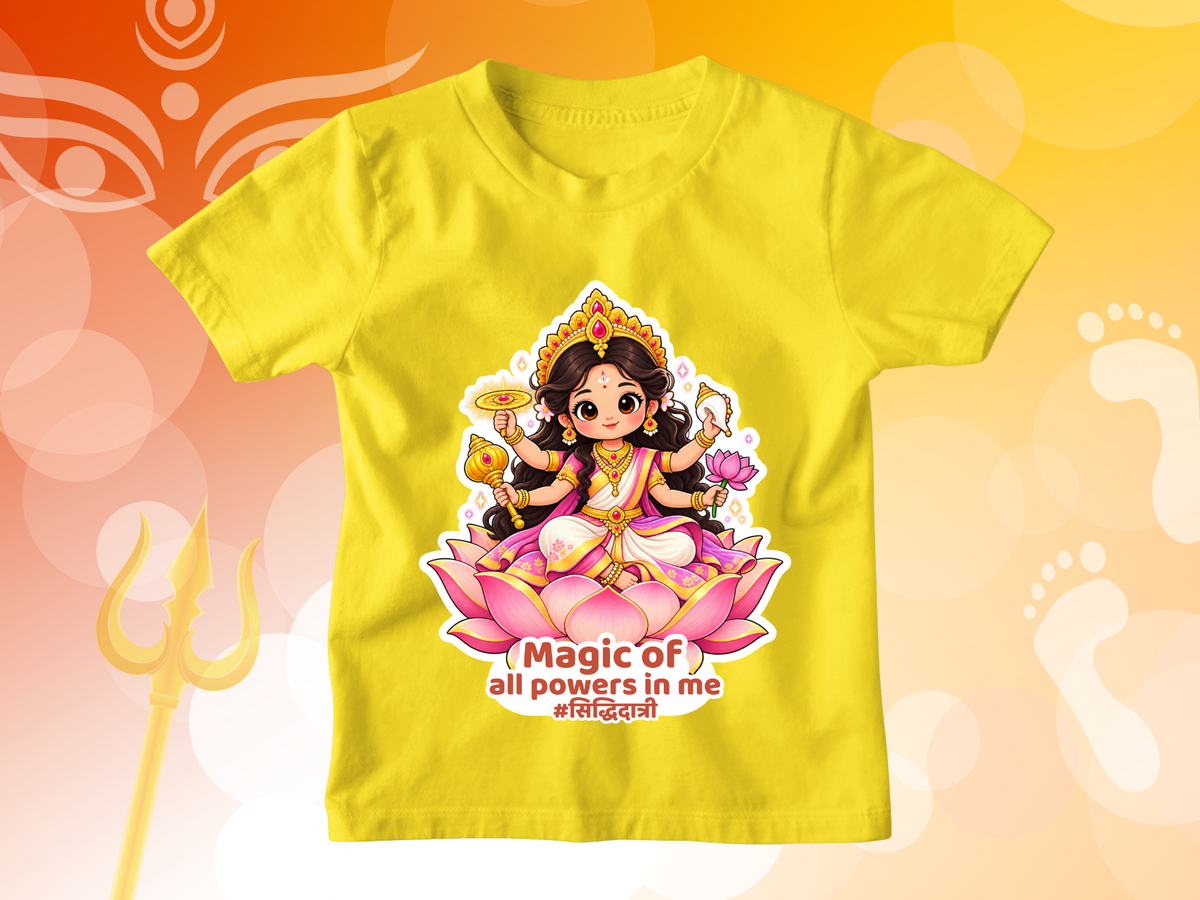Devi Siddhidatri – Kids Navratri T-shirt