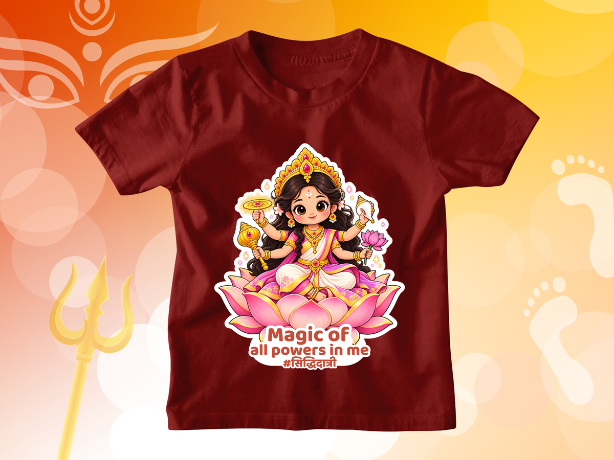 Devi Siddhidatri – Kids Navratri T-shirt